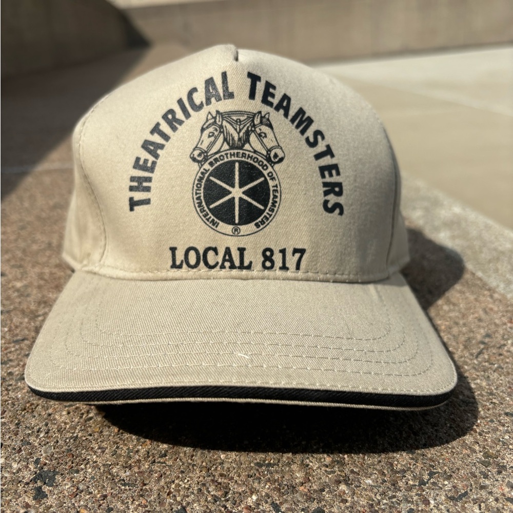 Authentic Vintage Teamsters Velcro snap cap
